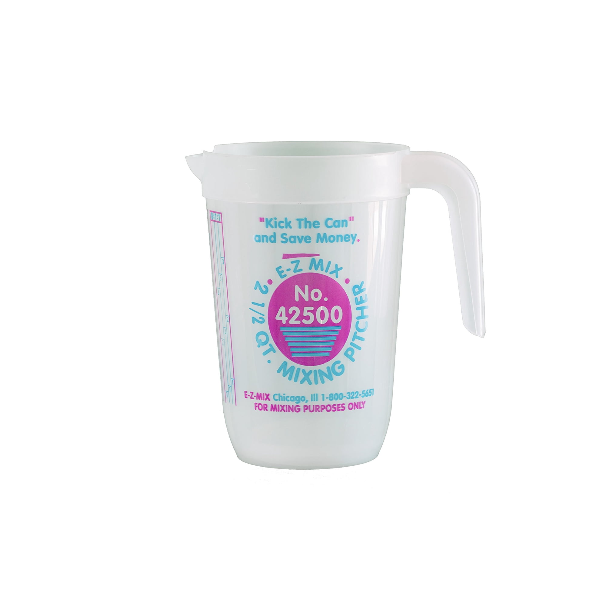 Jarra Mezcladora E-z Mix 42500, 2,4 L, Paquete De 10 Unidades, Reutilizable Y Económica