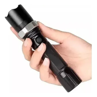 Genérico - Linterna Led Tactica Zoom Swat Led Cree Q5 Recargable Blanco