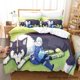 thumbnail image 1 of x1402 Bed Sheets Rimuru Tempest Bedding Set Twin Full Size Bed Set Adult Kid Bedroom Duvetcover Sets Anime Kawaii 3-Piece Bedding Set (1 Duvet Cover + 2 Pillow Shams) nj1402, 1 of 5