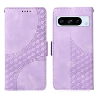 Carcasa Foxdock Google Pixel 8 Pro De Cuero Pu, Diseño Acolchado Clásico, Protección Contra Caídas Y Rayones