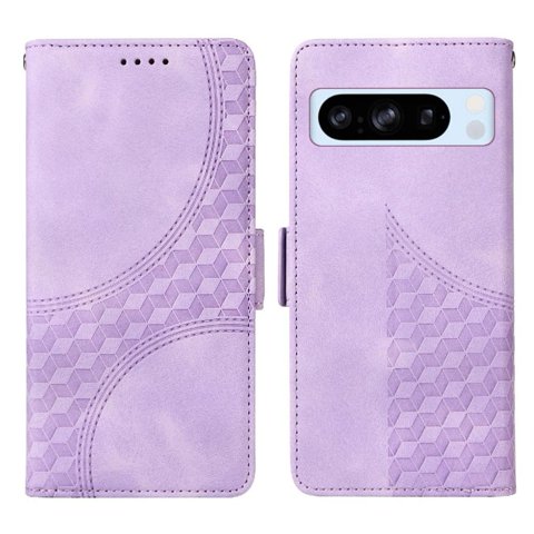 Carcasa Foxdock Google Pixel 8 Pro De Cuero Pu, Diseño Acolchado Clásico, Protección Contra Caídas Y Rayones