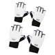 thumbnail image 5 of 2 pares de ni?os adultos medio dedo guantes de boxeo acolchado muay thai equipo de protección, 5 of 6