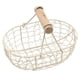 thumbnail image 3 of Canasta De Metal Organizador De Almacenamiento Cesta Frutas Verduras Cesta Para Servir Beige, 3 of 5