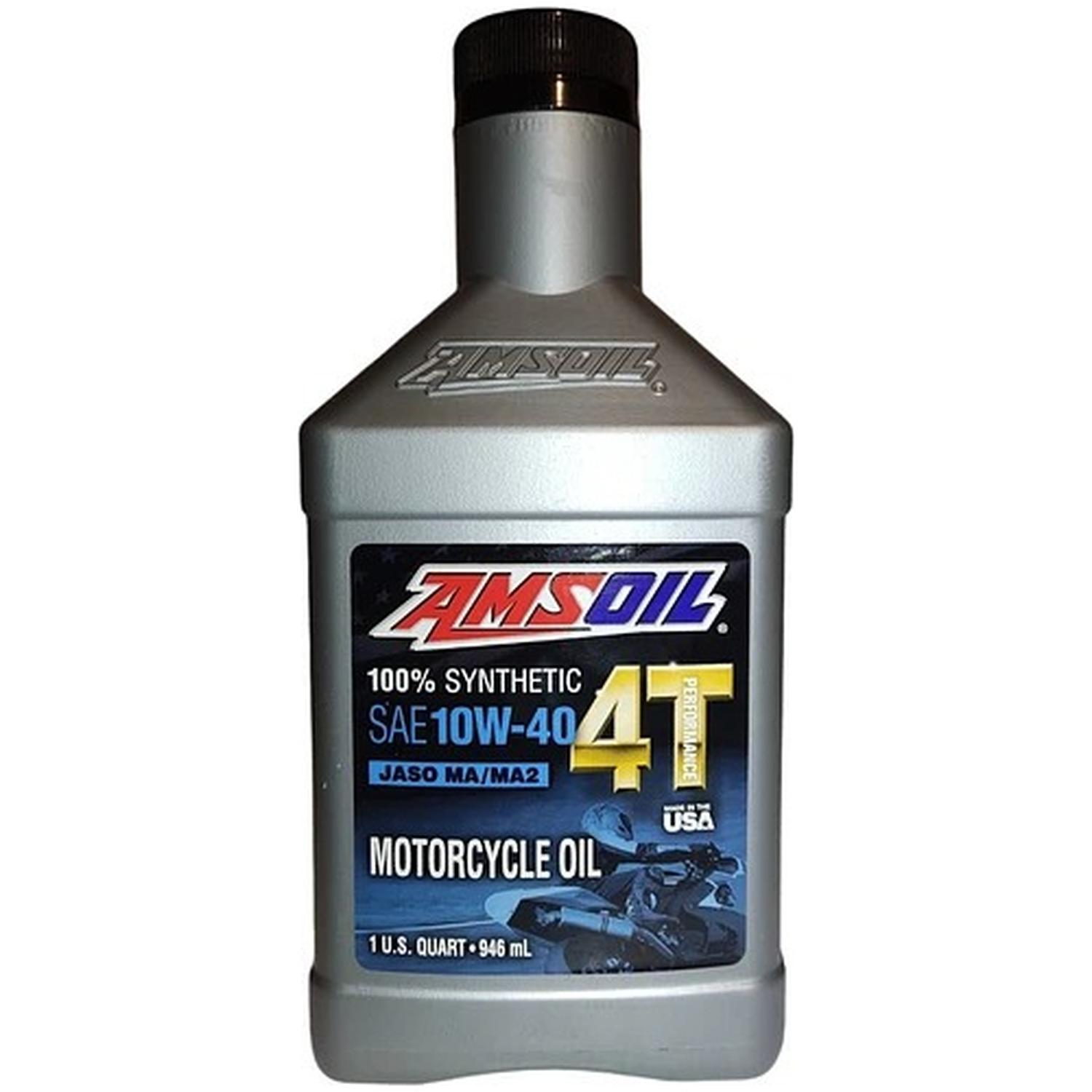 Aceite Moto Amsoil 10W 40 Performance 1L Full Sintetico