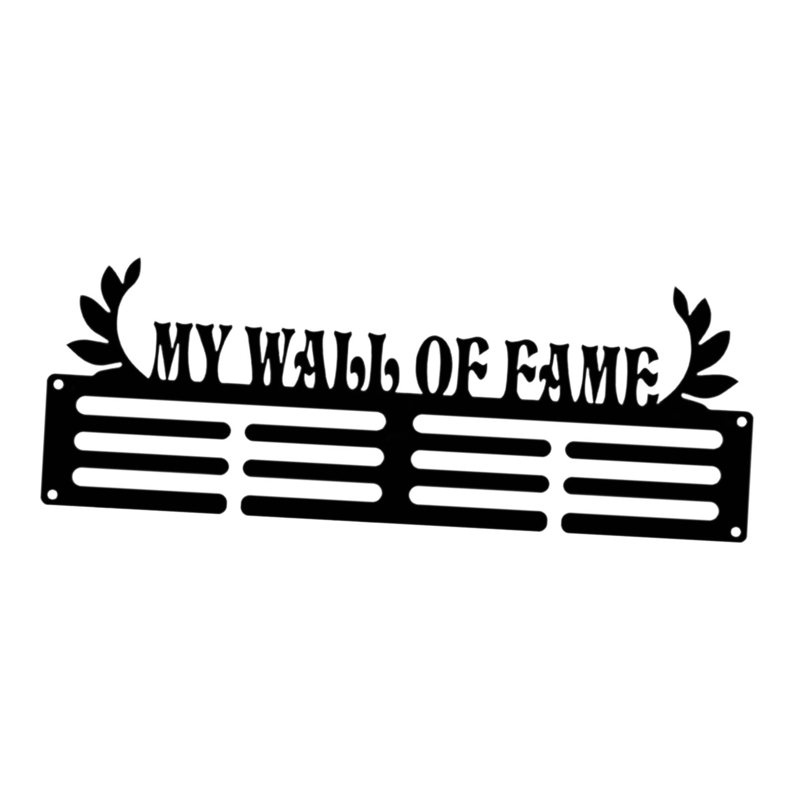 Magideal - Colgador De Medallas, Colgador De Medallas De Carreras, Estante De Pared De Metal, Estante De Exhibición De Medallas De Carreras Para Medallas De Carr