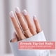 thumbnail image 2 of Press on Nails Jsiallye, punta francesa blanca lechosa, 240 unidades, 2 of 8