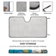 thumbnail image 2 of Jabberjaw Parasol para Parabrisas Delantero Protector Plegable, Visera Solar para Auto Bloquea Rayos UV Mantiene tu Vehículo Fresco 130cm*70cm, 2 of 6