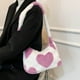 thumbnail image 5 of Bolso de hombro , bolso Bottega Jodie, bolso de felpa para axila, bolso de hombro mullido para mujer, bolso de mano peludo Y2K para mujer, bolso de mano mullido para otoño e invierno., 5 of 7