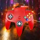 thumbnail image 4 of Controlador Burcica N64 con cable - Pack de 2 (Rojo y Azul), 4 of 7