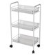 thumbnail image 2 of Carro De Almacenamiento 3 Niveles Con Canastas De Metal Gris, 2 of 5