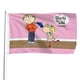 thumbnail image 1 of Charlie y Lola Bandera impresa con temática, regalo perfecto para fanáticos, amigos y familiares, y adecuada para actividades al aire libre e interiores, decoraciones de fiesta. 90 cm × 150 cm., 1 of 6