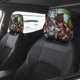 thumbnail image 2 of Amigos Animales Funda Protectora Universal para Reposacabezas de Coche, Funda Elástica para Reposacabezas de Asiento de Auto, Funda de Tela Antipolvo, Accesorios de Interior 2 Piezas, 2 of 6
