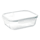 thumbnail image 3 of Contenedor hermético de vidrio 370 ml 4u, transparente, 3 of 3