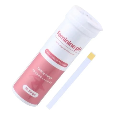 Savia Chic - Tiras Reactivas Medidoras De Ph Femenino 50 Unidades Blanco