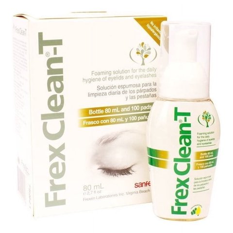 Novartis Etico - Frex Clean-T Limpieza Parpados Pestañas Solución 80Ml+80 Pañ