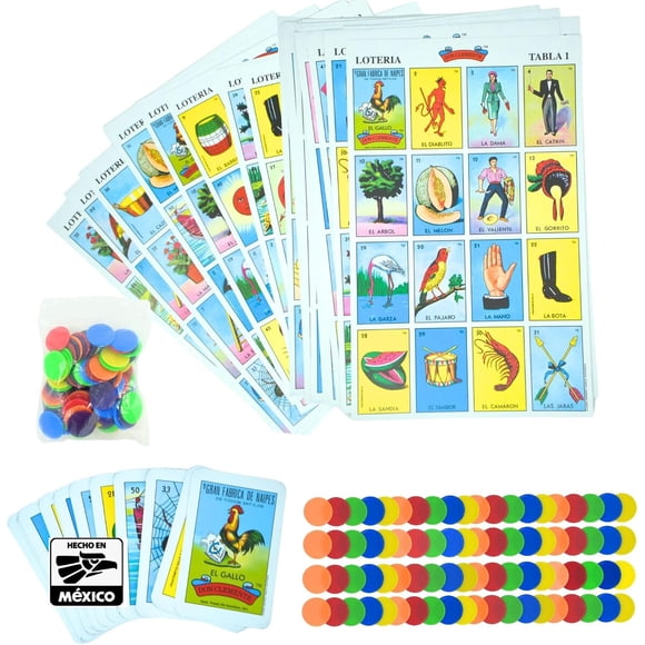 The Original Loteria Game Set, Loteria Mexican Bingo, Loteri