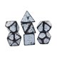 thumbnail image 4 of 7x Juego De Dados Poliédricos Favores De Fiesta Dados De Juego De Fiesta D4 ~ D20 Para Juego De Cartas Blanco, 4 of 5