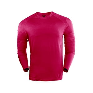 Snix - Polera Fit De Adulto Primera Capa Para Futbol Manga Larga Fucsia Talla Xl