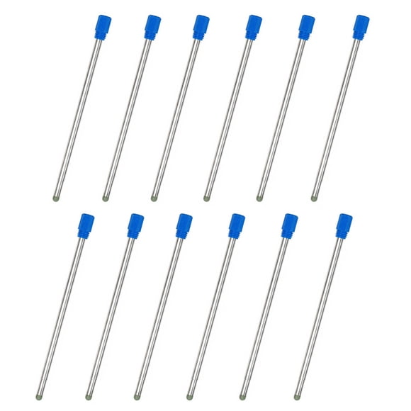Recargas de bolígrafo CaoDuRen 7 cm tinta azul punta media (12 uds)