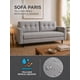 thumbnail image 4 of Sofa 3 Cuerpos Paris - Perla Repelente a Liquidos, 4 of 6