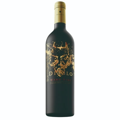 Vino Tinto Cabernet Sauvignon Hard Fire 16° Botella 750 Ml Diablo