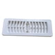 thumbnail image 1 of Deflector De Ventilación De Piso, Rejilla De Ventilación De Aire De Escape Blanca Para Baño, Hogar, Cocina, 3 Pulgadas X 10 Pulgadas, 1 of 3