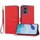 thumbnail image 1 of Funda Cartera para Motorola Moto Edge 5G 2024 Tarjetero Soporte Magnético y Correa Rojo, 1 of 5