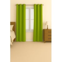 Clems - Cortina Engomada Termica 100% Blackout 140X225 Verde 140X225
