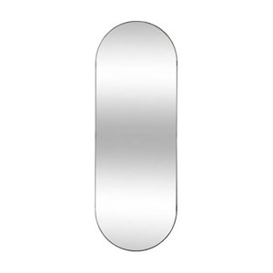 Espejo Selena 112 X 40 Cm Marco Metal Negro Atmosphera Gris