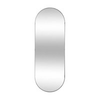 Espejo Selena 112 X 40 Cm Marco Metal Negro Atmosphera