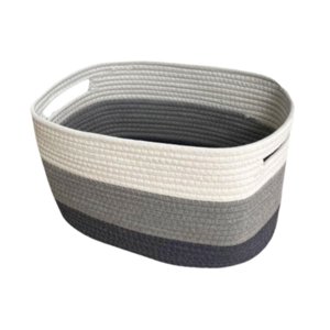 Magideal - Canasta Tejida Con Manijas De Ropa Múltiple De Ropa Sucia Portátil Cesta De Almacenamiento Canasta De Lavandería Para Sala De Estar Para El Hogar Sala