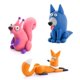thumbnail image 3 of Animales del Bosque: Lobo, Zorro, Ardilla 6 Potes Hey Clay, 3 of 3