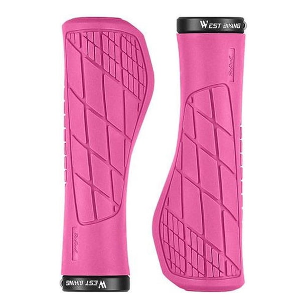 Puños Ergonómicos Con Lock West Biking Varios Colores rosa