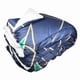 thumbnail image 1 of Plumón Sherpa Estampado Da Vinci 2 Plazas / Azul Lineas Amarillas Triángulos Tur, 1 of 3