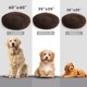 thumbnail image 2 of Cama para mascotas Muddy Mat Cloud K-9 suave forma donut color marrón 64 cm, 2 of 5