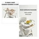 thumbnail image 4 of Silla De Comer Con Protector De Asiento Blanca, 4 of 8