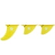 thumbnail image 1 of Pack Quillas Aletas Paddle Surf - 3 Unidades Amarillo, 1 of 3