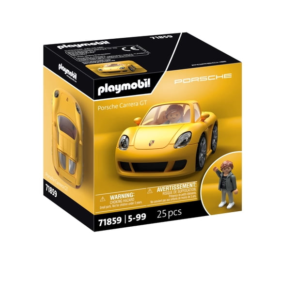 Playmobil Porsche Carrera GT de juguete con figura de conductor, 4+ años