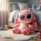 thumbnail image 2 of Peluche Angela Rosa Compañera De Stitch Tierna, Suave. Rosa, 2 of 3