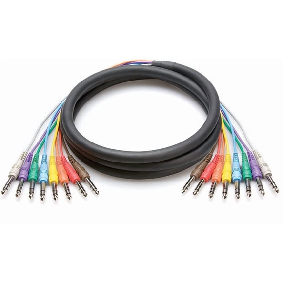 Cable Balanceado Snake Hosa CSS-804 1/4 pulg TRS macho a macho de 4 m