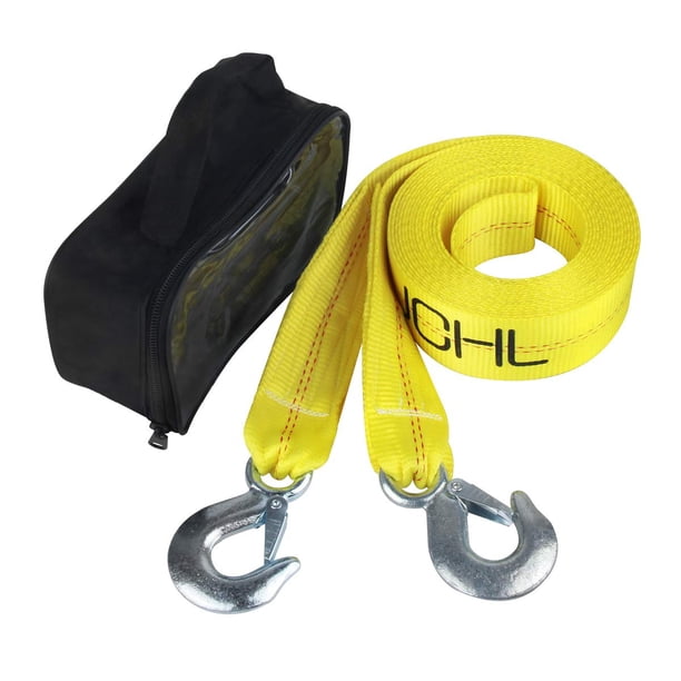 Correa De Remolque De Nailon De 5 Cm X 6 M Para Vehículos De Coche Capacidad De 9000 Kg