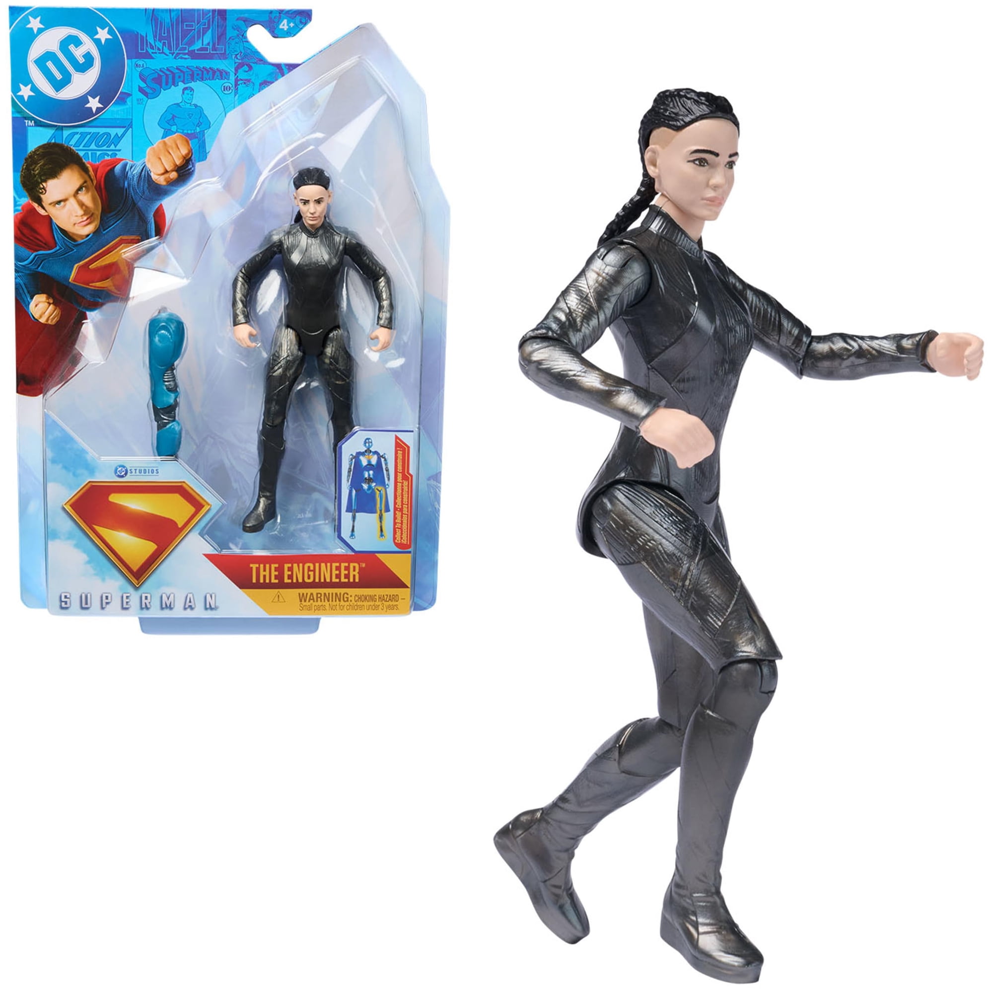 Figura De Acción Dc Comics Superman El Ingeniero 15 Cm