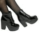 thumbnail image 2 of Botin Charol Taco Alto con Plataforma 60 Yassne Negro, 2 of 5