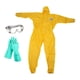 thumbnail image 5 of Monos De Protección Química Para Hombres Tobillos Elásticos Impermeables Trajes Cómodos XL Con Guantes, 5 of 5