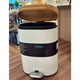 thumbnail image 5 of Cubo De Basura De Acero Inoxidable 6litros Basurero Hogar Blanco, 5 of 7