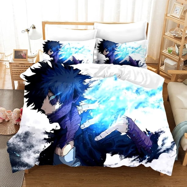 JapanMy Hero Academia Printed Bedding SetDuvet Covers Pillowcases Comforter Bedding Set Bedclothes Bed Linen