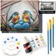 thumbnail image 2 of Kit de pintura acrílica DIY Nesting Birds de Painting4Real, 9 piezas, 2 of 9