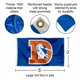 thumbnail image 2 of Bandera WinCraft 91 cm x 150 cm Denver Broncos Vintage, 2 of 7