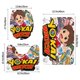 thumbnail image 3 of Yokai Watch Juego de 3 alfombras de baño de coral fleece: tapete de baño + alfombra de inodoro en forma de U + funda de tapa de inodoro en forma de O, 3 of 6
