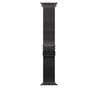 Correa De Reloj Apple Milanese Loop Negra De 49 Mm Para Muñeca Pequeña
